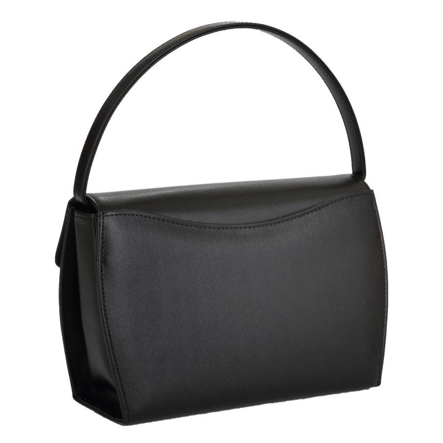 日本製 お受験用 本革ブラックフォーマルバッグ レインカバー付き