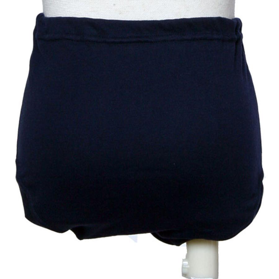 2枚セット 日本製 綿100％ 紺色無地ブルマ 重ね履き不要ショーツとして