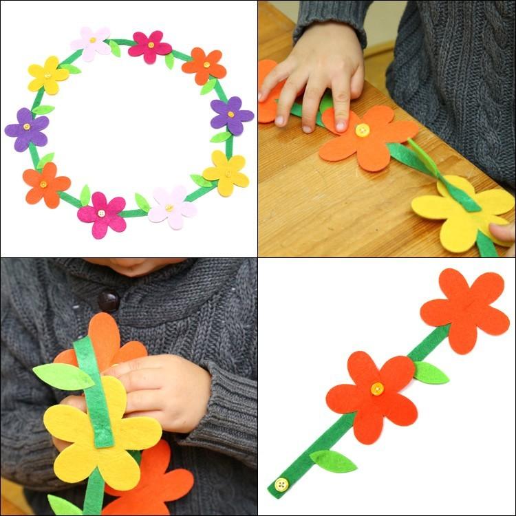 ボタンの練習 お花 日本製 手作りフェルト教材 Fe Flower お受験グッズのハッピークローバー 通販 Yahoo ショッピング