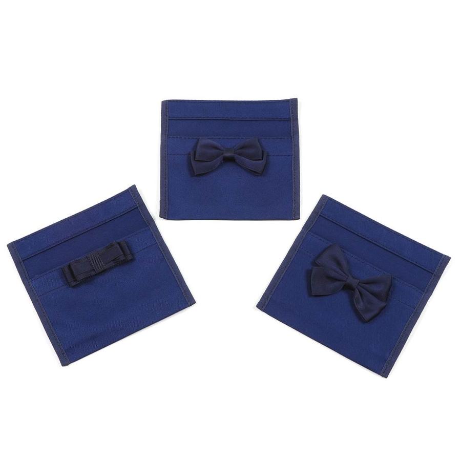 リボン付けポケット ｗポケットタイプ 安全ピン付き 選べる3種リボン 移動ポケット Ribonpock 001 お受験グッズのハッピークローバー 通販 Yahoo ショッピング