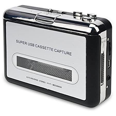 売れ筋がひ贈り物！ Wisedeal Ezcap ポータブルテープ MP3音楽 USBカセット オーディオキャプチャーコンバーター プレーヤー ウォークマン カセットプレーヤー