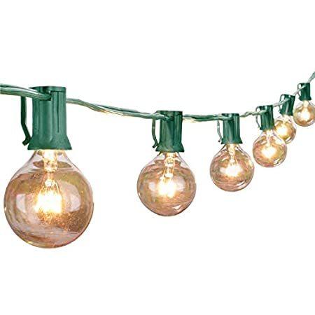 50Ft G40 Globe String Lights with Bulbs Outdoor Market Lights for Indoor/Ou 旗