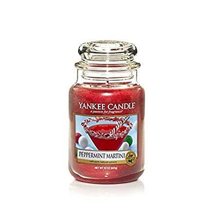 【希少！！】 Yankee CandleペパーミントMartini Large Jar キャンドル