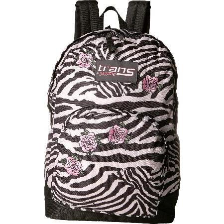 アメリカで人気の商品Trans by JanSport 17.5" Overt Backpack - Zebra Rose【人気・並行輸入】