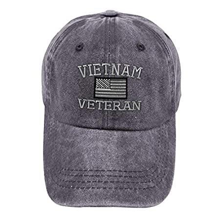 肌触りがいい F Veteran Vietnam Hat Washed Vintage Embroidery W & Men for Hats Dad Cotton その他帽子
