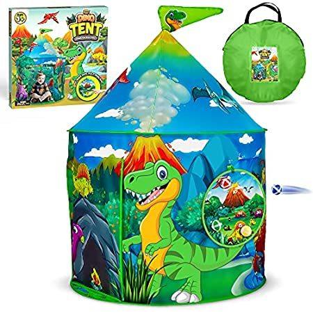 【ギフト】 for Tent Play Dinosaur Toys YoYa Toddler Indoo Dino Foldable | Girls & Boys ドーム型テント