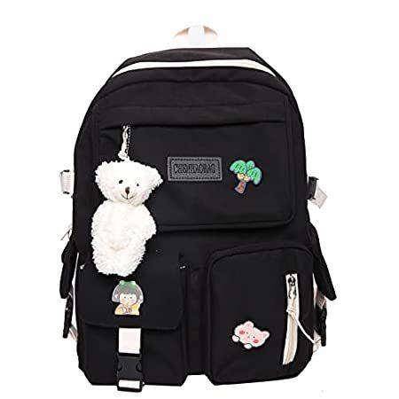 かわいいバックパック 女の子用 かわいいクマのアクセサリー付き 大学高校バッグ ティーン学生 メンズファッション ブックバッグ B09mt4kd5b Siz B09mt4kd5bならショッピング ランキングや口コミも豊富なネット通販 更にお得なpaypay残高も スマホアプリも充実で毎日