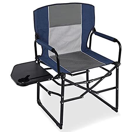 【格安saleスタート】 CAMPMOON Camping Outdoor Adults, for Attached Table Side with Chair Folding アウトドアチェア