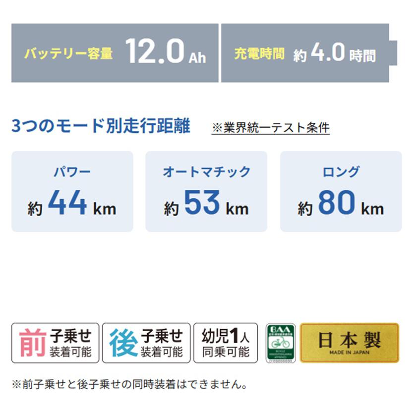 Panasonic（パナソニック） 電動自転車 ビビ MX（VIVI MX） 12.0Ah 24