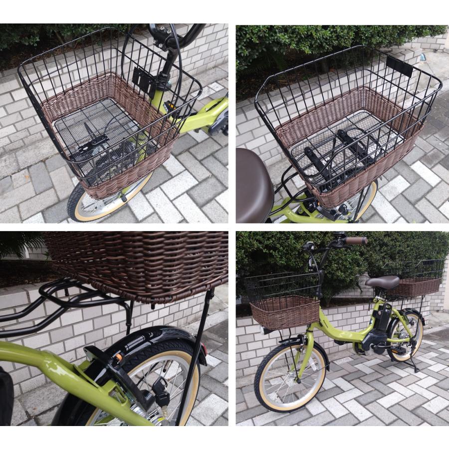 Panasonic 電動自転車 バスケット装着 パナソニック ビビ S 18