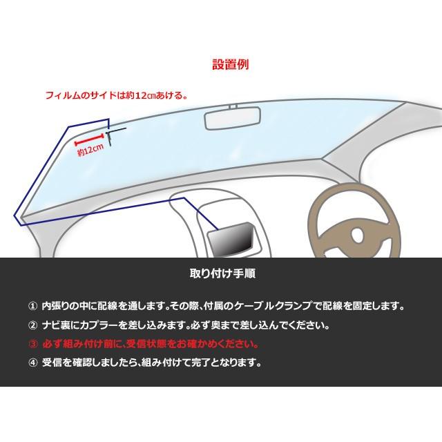 KENWOOD 地デジ L型フィルムアンテナ＆HF201Sアンテナコード