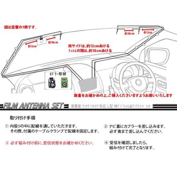 カロッツェリア サイバーナビ HF201GPSアンテナ一体型、地デジフィルム