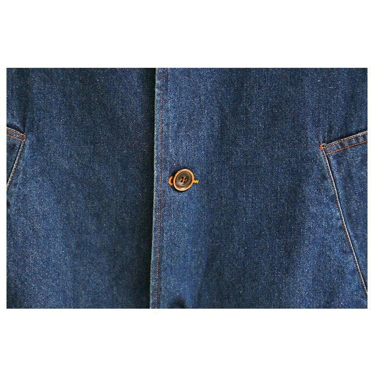 デニム コート メンズ ジーンズ ロング丈 M L XL XXL 春 秋 20代