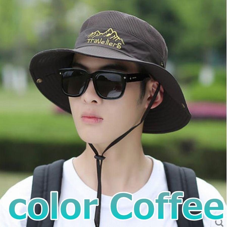 サファリハット 大きなツバ ハット 釣り アウトドア 帽子 春 夏 秋 C0109 Happy Day 通販 Yahoo ショッピング