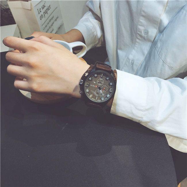 腕時計レザー ベルト メンズ 格好いい 腕細い カジュアル 人気 おしゃれ C0154 Happy Day 通販 Yahoo ショッピング