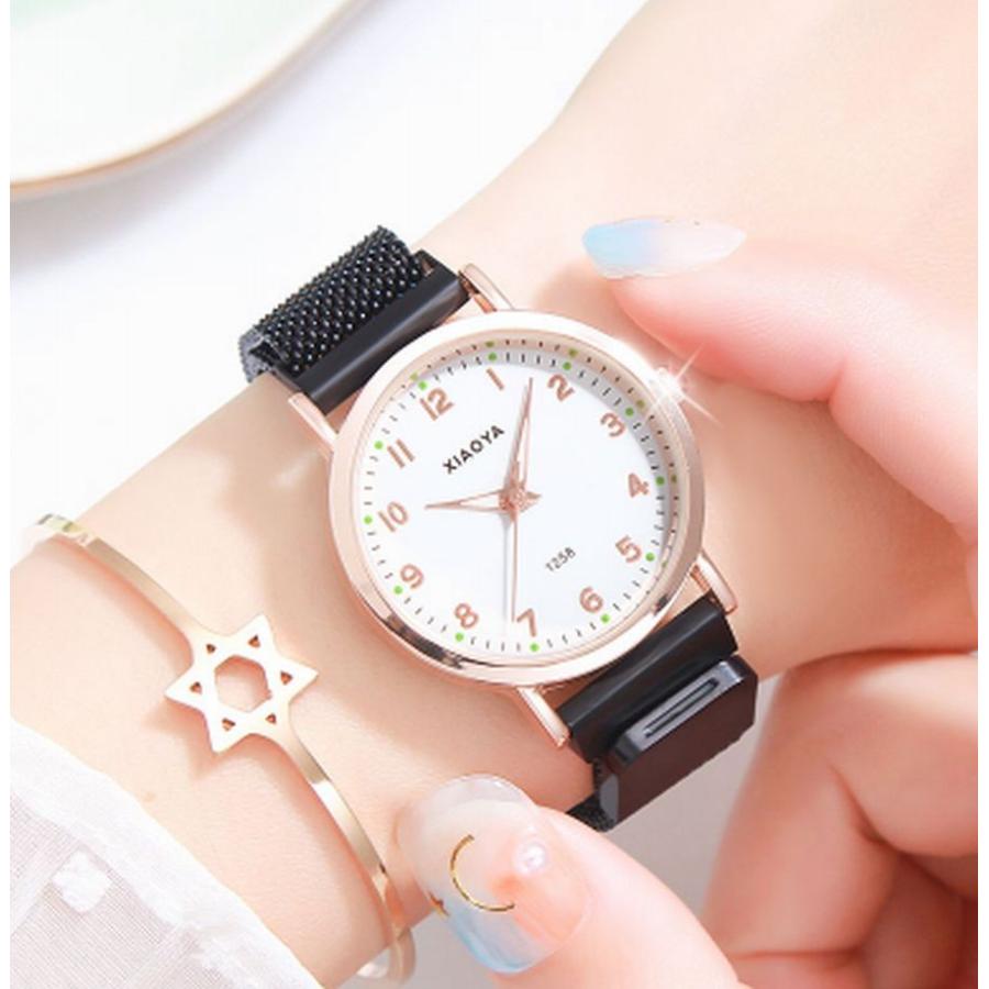 腕時計 マグネットベルト カラー レディース 腕細い カジュアル 人気 おしゃれ C0195 Happy Day 通販 Yahoo ショッピング