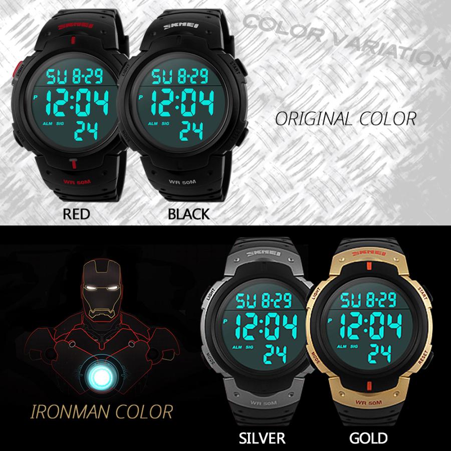 メンズ 腕時計 スポーツウォッチ デジタル 時計 時間 防水 釣り アウトドア ランニング 運動 C0213 Happy Day 通販 Yahoo ショッピング