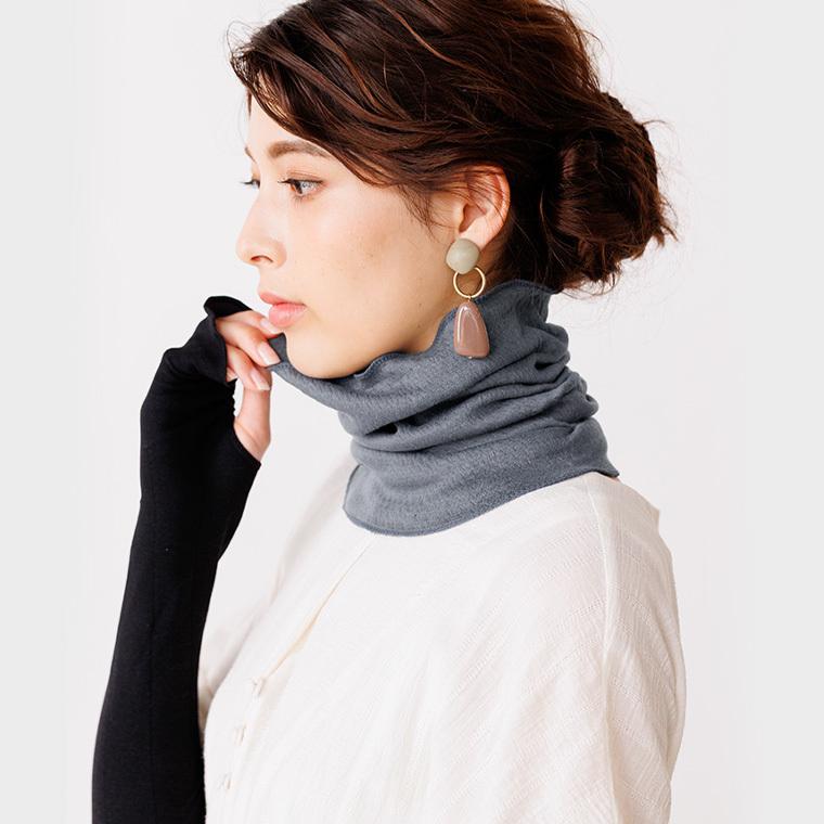 ネックウォーマー シルク ネックカバー レディース 夏 就寝 年中 薄手 日本製 冷え性 冷え取り 冷え対策 温活 可愛い おしゃれ |  | 06