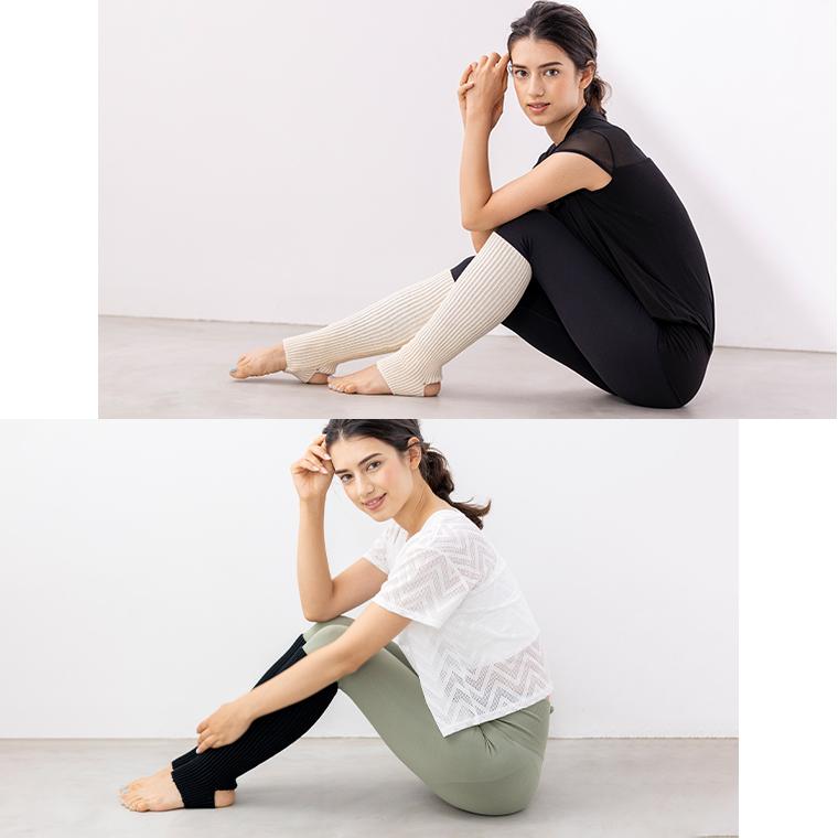 レッグウォーマー レディース おしゃれ フィットネス ジム ピラティス ヨガウェア トレンカ ブランド セット ハイウエスト 安い Y050 Lee Che 通販 Yahoo ショッピング