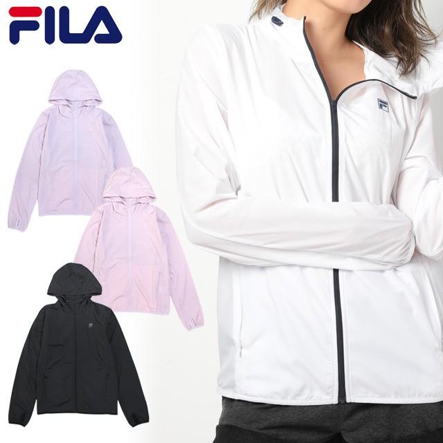 Sale Uvカット パーカー ウィンドブレーカー レディース フィラ Fila フード付 ウォームアップ アウター 228 725 0 ハッピー ファッションストア 通販 Yahoo ショッピング