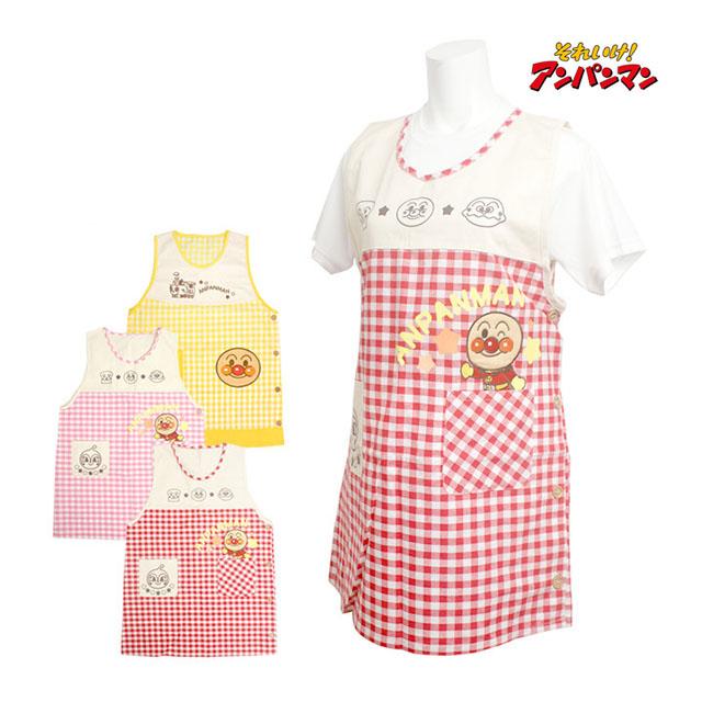 キャラクター エプロン 大人用 かわいい アンパンマン 保育士さんに人気の脇ボタンエプロン 幼稚園 保育所 s 0 ハッピー ファッションストア 通販 Yahoo ショッピング