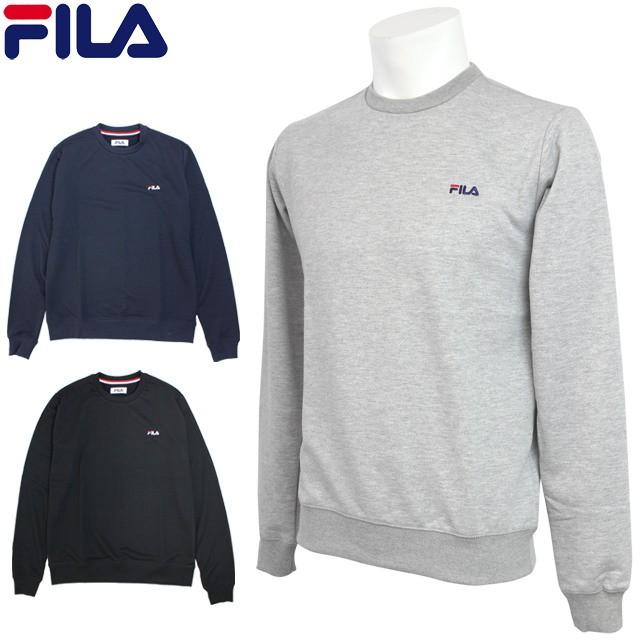 Sale スウェット トレーナー メンズ フィラ Fila クルーネック ロゴ プルオーバー M L Ll Sale 449 327 0 ハッピー ファッションストア 通販 Yahoo ショッピング