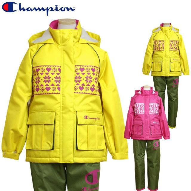キッズ スキーウェア ジュニア 上下セット 女の子 子供 チャンピオン Champion かわいい スノーウェア 130cm 140cm 150cm 160cm Sale Cj4187 0 ハッピー ファッションストア 通販 Yahoo ショッピング