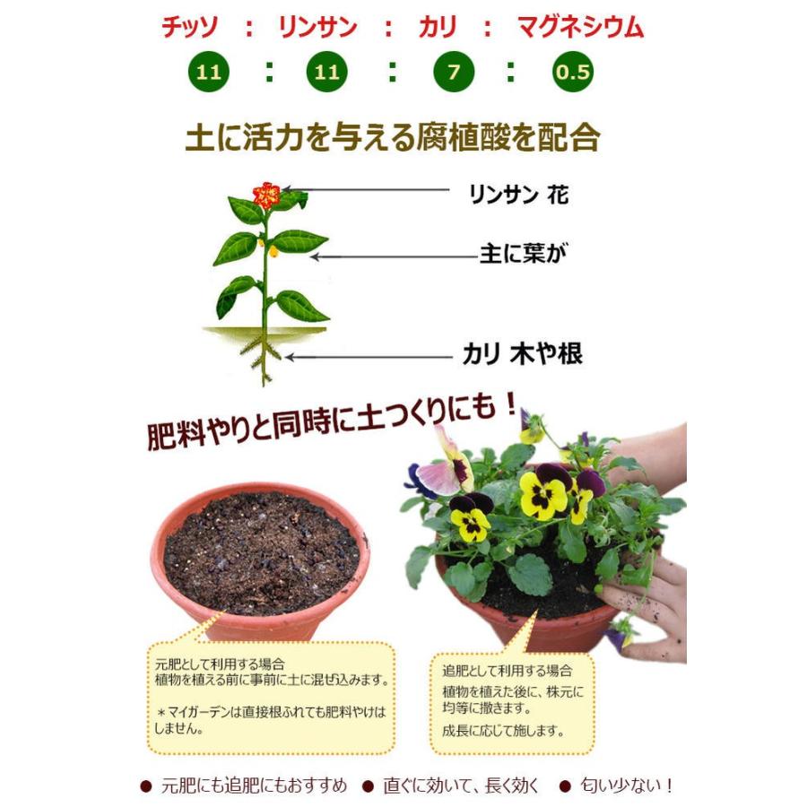 肥料 マイガーデン 1キロ入りばら撒く粒状タイプ 1袋 元肥 追肥 速効 緩効性肥料 Ft Mygarden1k Happygarden 通販 Yahoo ショッピング