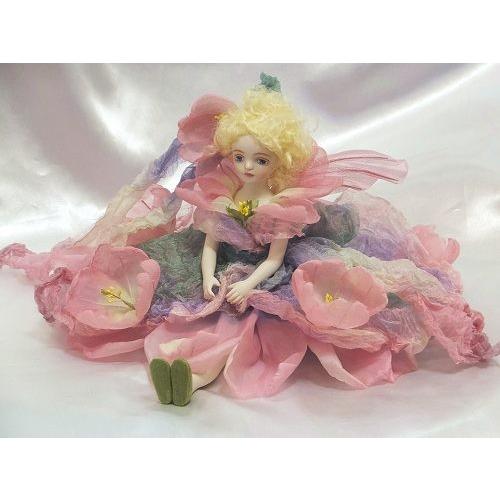 若月まり子 お花の妖精人形エルフィンフローリー 宵待草 よいまちぐさ 特別バージョン ビスクドール 妖精 フラワーフェアリー 陶器 お人形 ギフト El004a ハッピーグッズコレクション 通販 Yahoo ショッピング