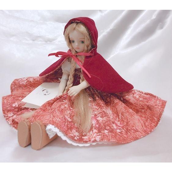 若月まり子 ビスクドール赤ずきんビスクドール 妖精 赤ずきんちゃん