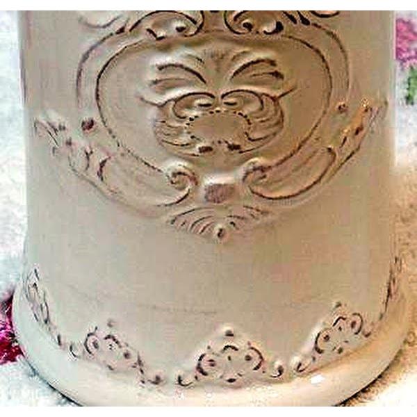 陶器のトイレブラシスタンド アラベスク アンティークホワイト トイレブラシ おしゃれ トイレブラシホルダー 陶器 トイレ お掃除 トイレ用品 Toi004a ハッピーグッズコレクション 通販 Yahoo ショッピング