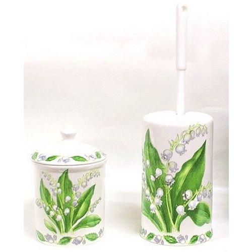 すずらんの絵柄が素敵 陶器のトイレブラシ ポットセットトイレブラシ おしゃれ トイレブラシホルダー 陶器 トイレ お掃除 トイレ用品 Toiset030 Toiset030 ハッピーグッズコレクション 通販 Yahoo ショッピング