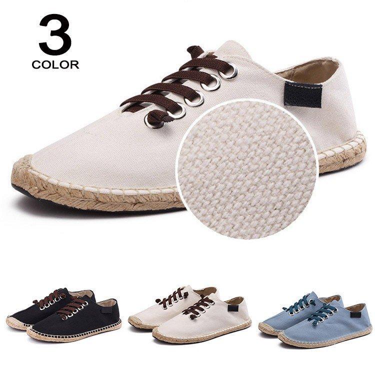 キャンバス靴 エスパドリーユ メンズ ローファー シューズ スリッポン リネンシューズ セール 夏用 夏 Munisantiago Gob Gt