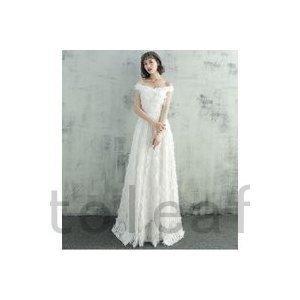 最高 ウェディングドレス二次会花嫁ドレス結婚式ドレスパーティードレスaラインおしゃれシンプル大きいサイズxl2xl袖ありカジュアルロングドレスオフ Aライン カラー サイズxs Www Iteac Com