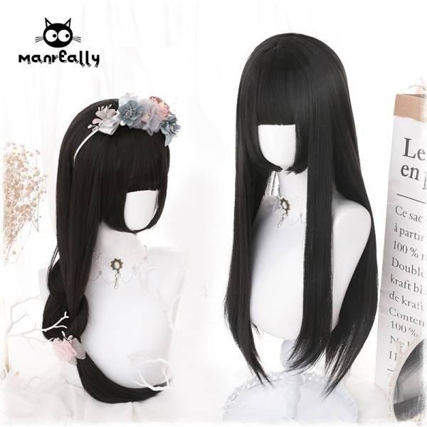 フルウィッグ 姫カット 姫髪 自然 原宿 ロリータ ウィッグ ロング ストレート ぱっつん高品質 耐熱 Jf16 仮装用ウィッグ サイズ チョコレート Kingsafaritours Com