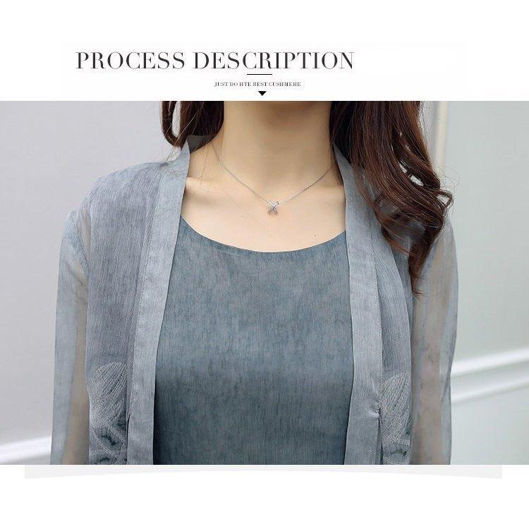 新素材新作 二次会 上品 お洒落 着痩せ Uvカット 3点セット カーディガン シフォンブラウス ガウチョパンツ 夏 レディース セットアップ ママ Tz01 30代40代 セットアップ Michiganestateplanning Com