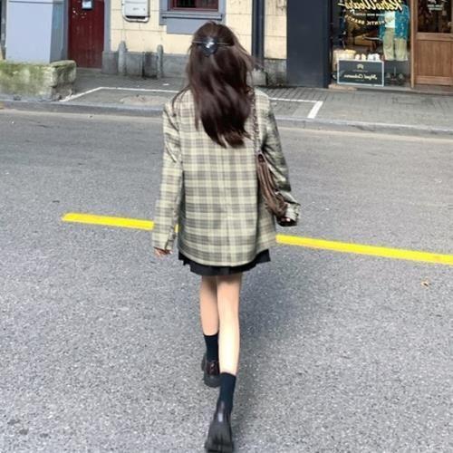 テーラードジャケット 量産型 参戦服 お嬢様 韓国 ゆめかわいい やみかわいい 原宿系 地雷系 アウター オルチャン 無地 チェック柄 Vネック 春 秋 冬 長袖 ビッ Ls0417a440 Happy Home 通販 Yahoo ショッピング