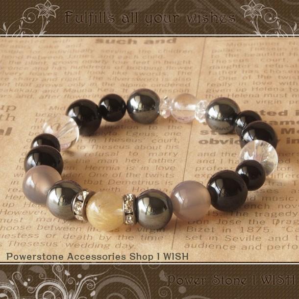 パワーストーン ブレスレット メンズ レディース ルチルクォーツ