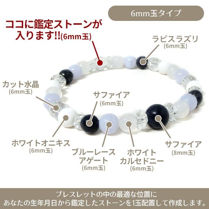 パワーストーン ブレスレット レディース サファイア