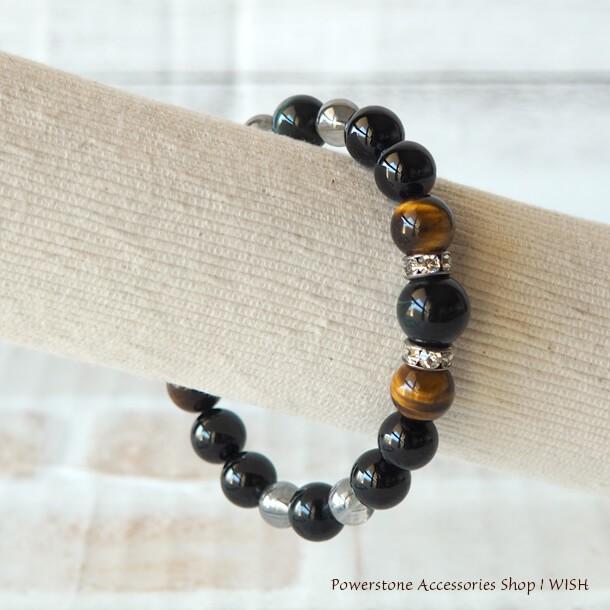 パワーストーン ブレスレット タイガーアイ ブルータイガーアイ 金運