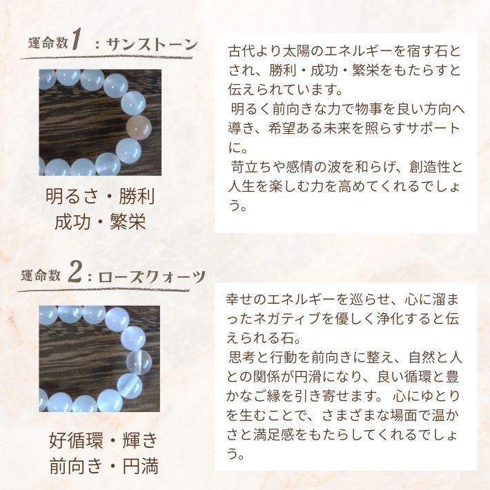 パワーストーン ブレスレット 天然石 鑑定ブレス ホワイトカルセドニー 