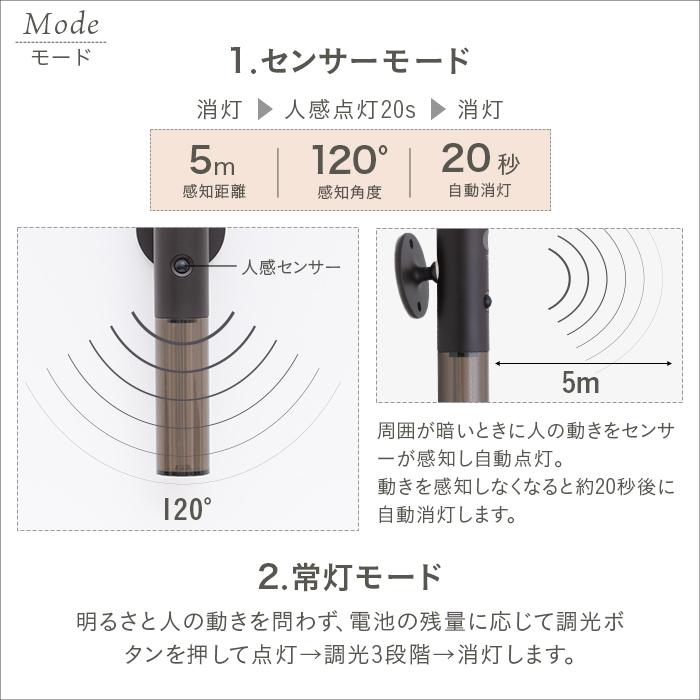 人感センサーライト 屋内 センサーライト 室内 〔 人感センサー 充電式