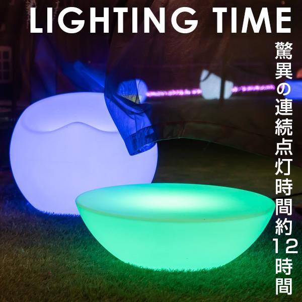 テーブル ローテーブル 円卓間接照明 フロアライト 〔 ルームライト LED 調光 リモコン おしゃれ イベント 装飾 演出 リファラ nl0006_8