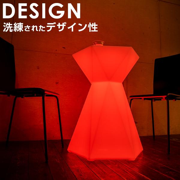 ハイテーブル カウンターテーブル 75cm 間接照明 〔 ルームライト LED 調光 リモコン おしゃれ イベント 装飾 演出 リファラ nl0008_2