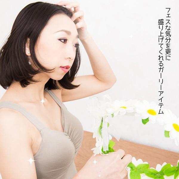 エレクトリックデイジークラウン 光る 花冠 ヘッドドレス Edc Led 花かんむり パーティー フェス ファッション ブライダル 髪飾り ウェディング Bk0301 Happy Joint 通販 Yahoo ショッピング