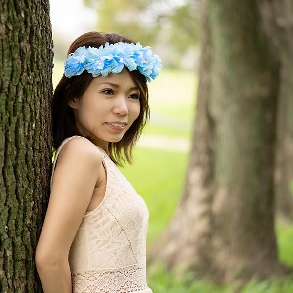 光るヘッドドレス 全5色 光る 花かんむり 花冠 ヘッドドレス 髪飾り アクセサリー ウェディング 結婚式 Led 小物 お花 モデル着用 注目アイテム ファッション ブライダル フェス