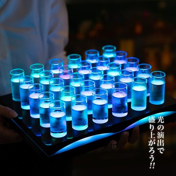 Glowlass（グローラス） グラストレー ショットグラス トレー