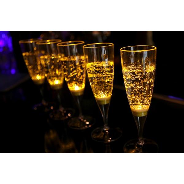 Glowlass シャンパングラス プラスチック おしゃれ led 光る