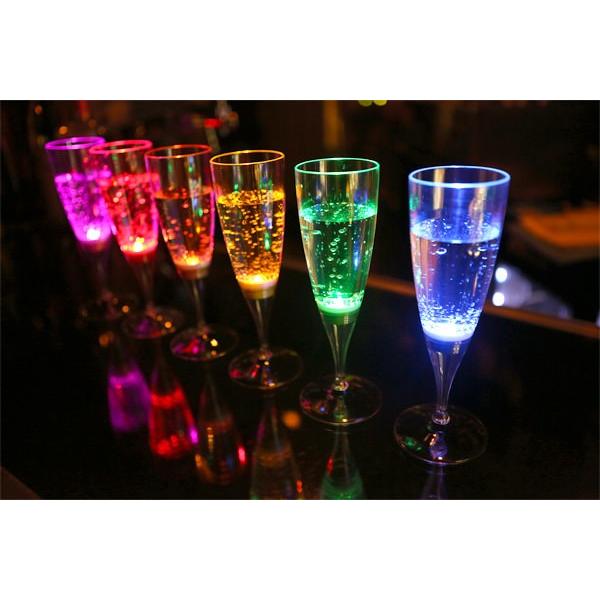Glowlass シャンパングラス おしゃれ LED 光る プラスチック Glowlass シャンパングラス おしゃれ LED 光る プラスチック