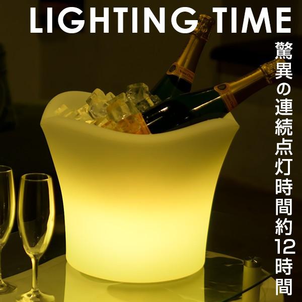 Glowlass（グローラス） ボトルクーラー オシャレ led 光る シャンパン